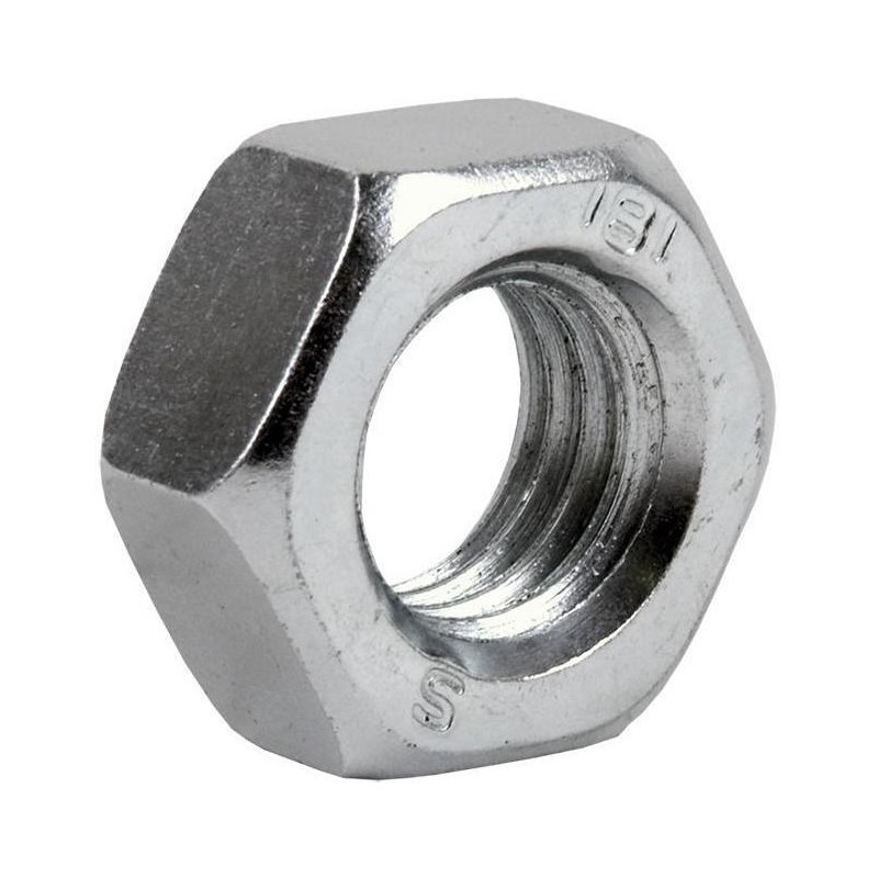 TUERCA ZINCADA HEXAGONAL DIN934 M-10 